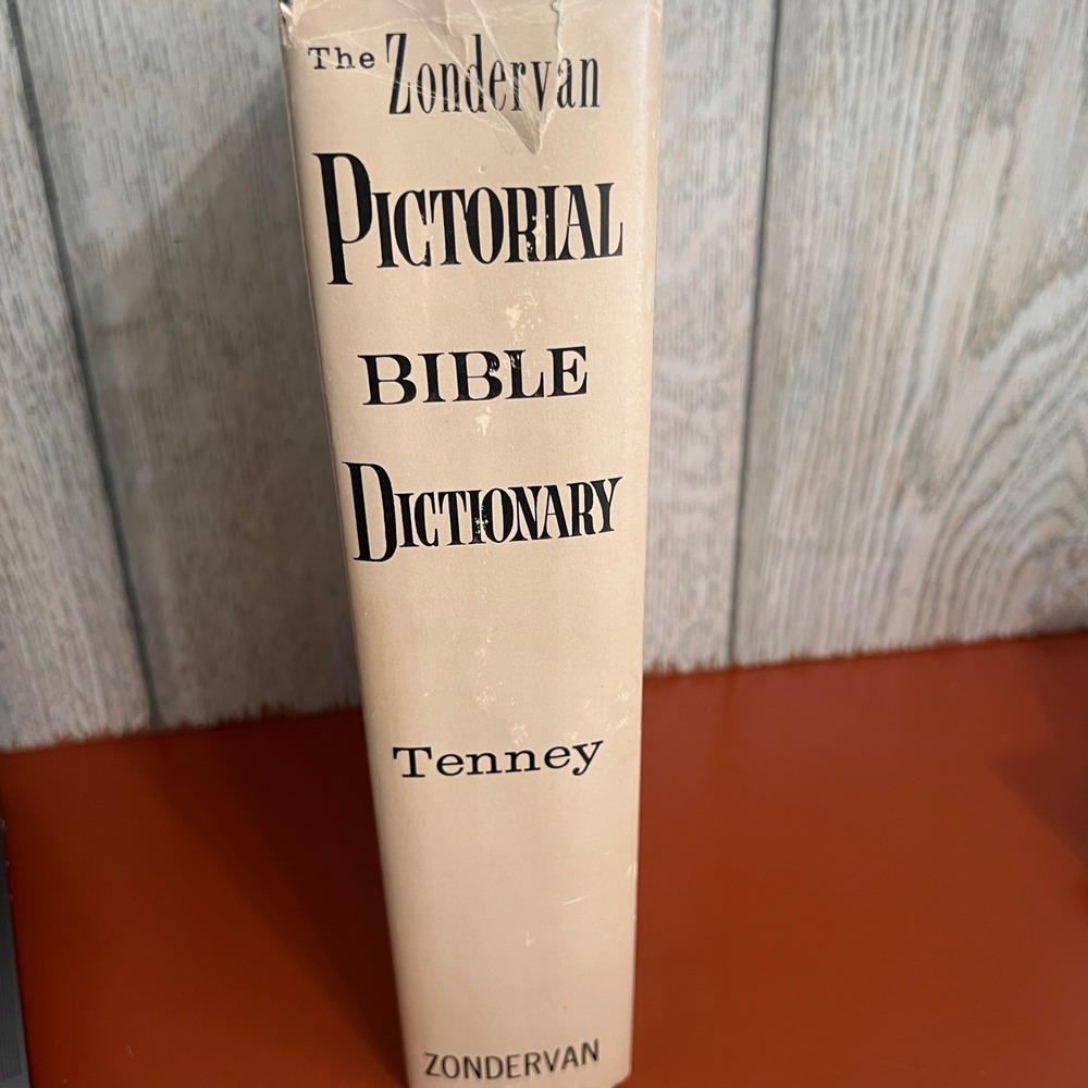 The Zondervan Pictorial Bible Dictionary Merrill C Tenney 1967 Hardcover Book